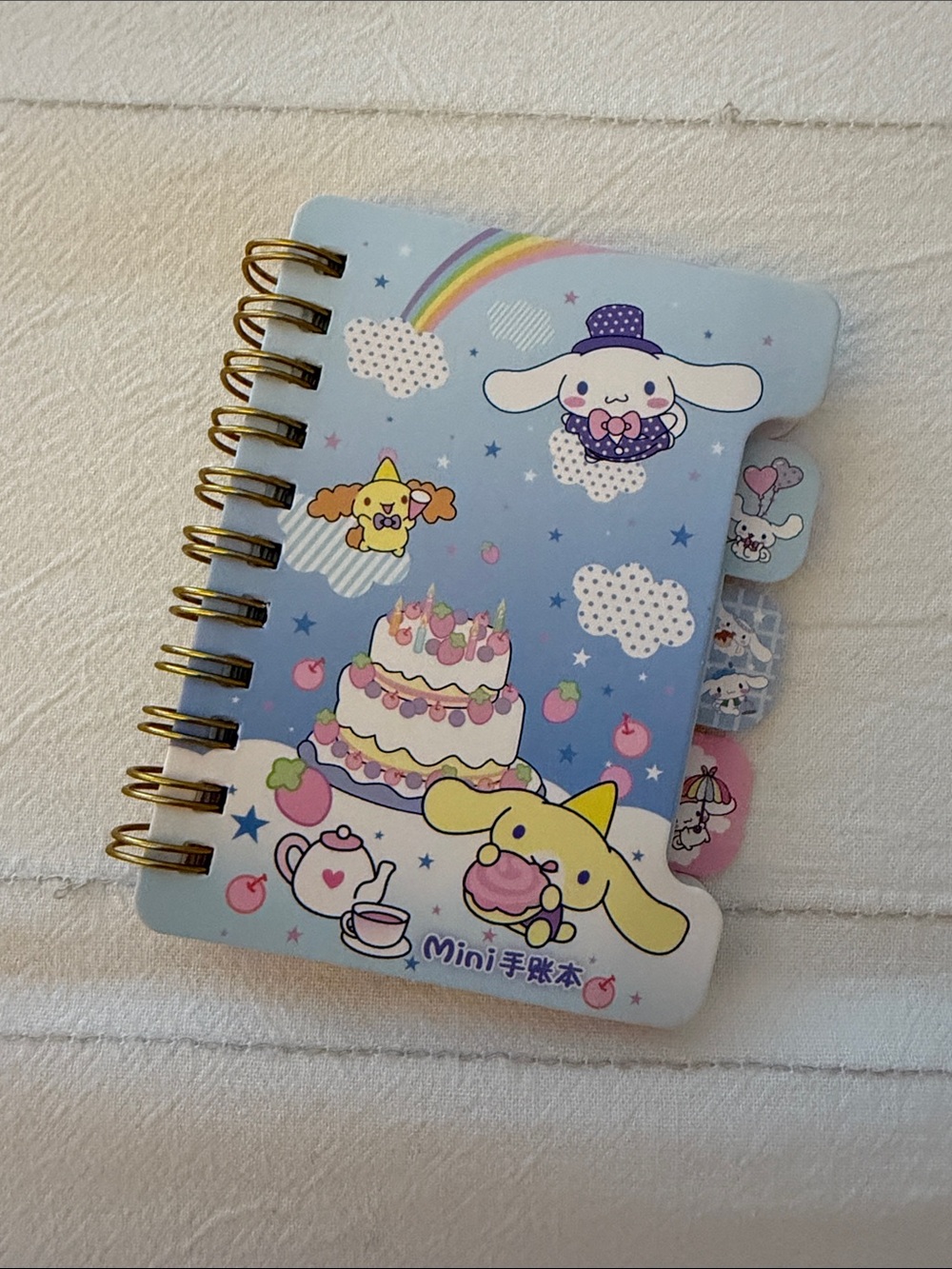 Cinnamoroll Mini Spiral Notebook